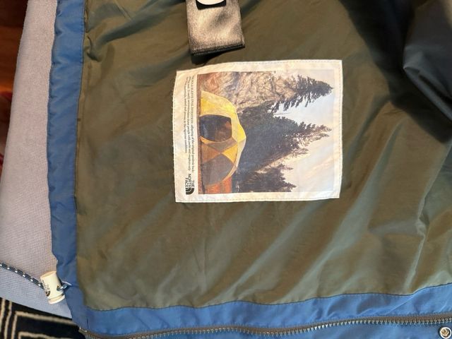 Cazadora The North Face azul-verde