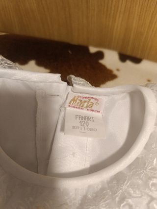 Vestido Comunión FANARI blanco talla 120 