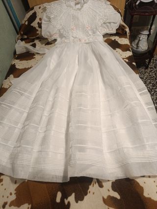 Vestido Comunión FANARI blanco talla 120 