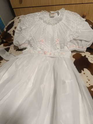 Vestido Comunión FANARI blanco talla 120 