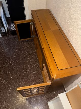 Mueble recibidor madera 