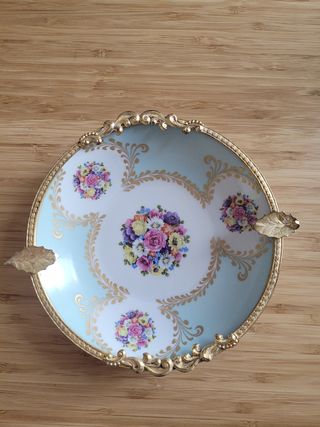 Piatto Limoges Dipinto a Mano