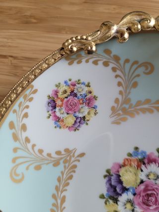 Piatto Limoges Dipinto a Mano