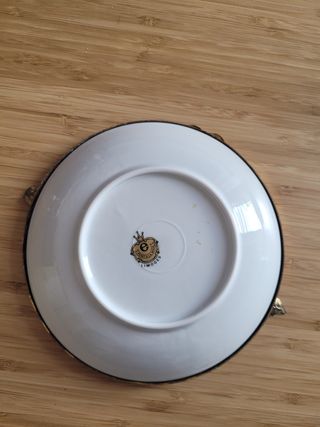 Piatto Limoges Dipinto a Mano