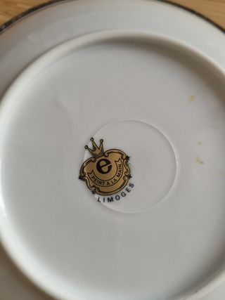 Piatto Limoges Dipinto a Mano