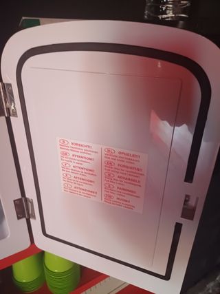 Mini nevera Coca-Cola roja