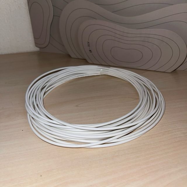 Cable fibra óptica blanco x 20