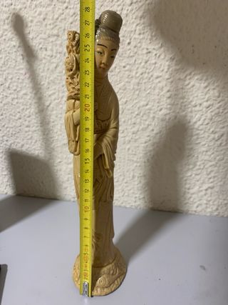 2 figuras resina estilo chino