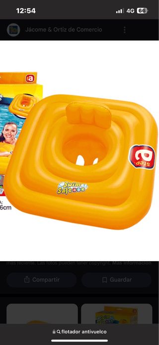 Flotador inflable bebé Step2