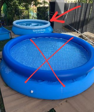 Piscina hinchable Bestway Fast Set 2.44m