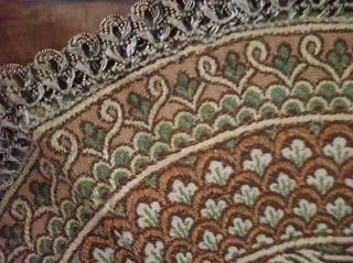 Centrotavola vintage damascato