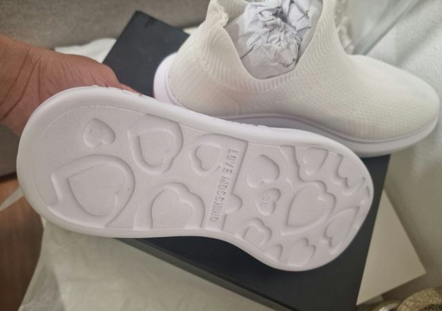 Zapatillas Love Moschino blancas