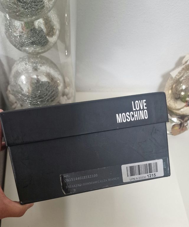 Zapatillas Love Moschino blancas