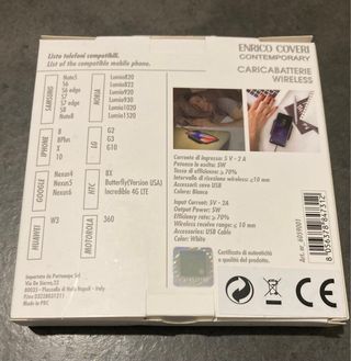 5 Caricabatterie Wireless Enrico Coveri