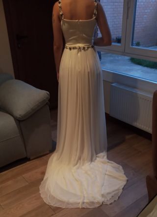 Vestido Pronovias blanco novia