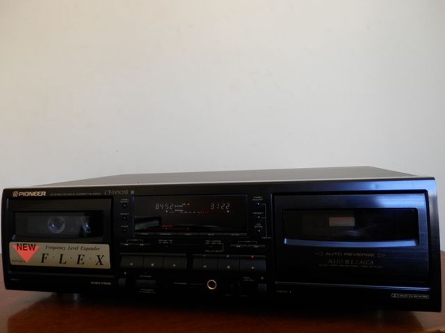 Pletina Pioneer vintage doble cassette reversible