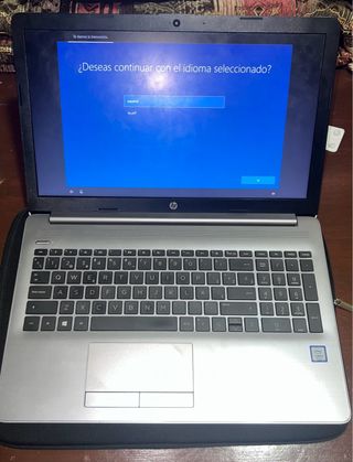 Portátil HP 250 G7 Gris Plata