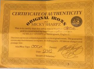 Máquina tatuaje Iron Micky Sharpz