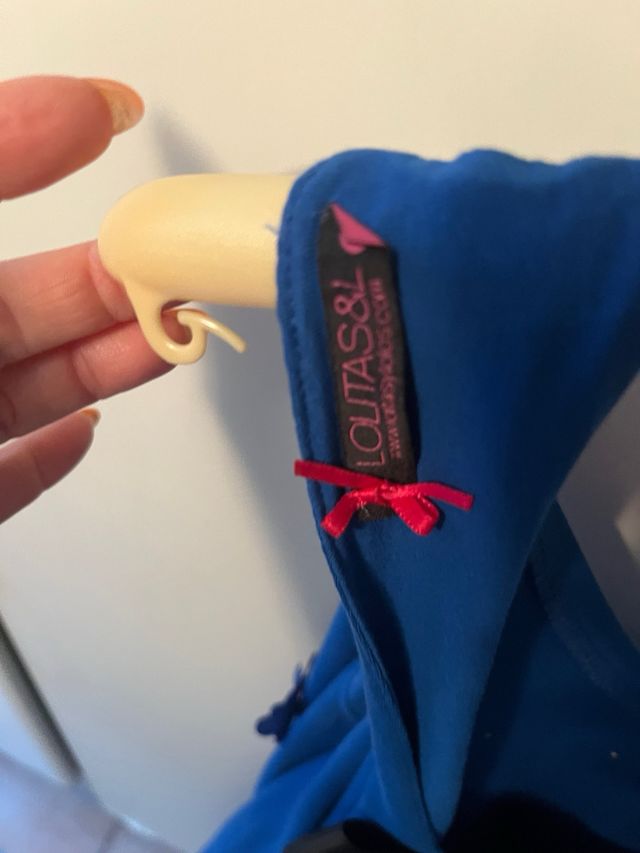 Vestito Lolitas&L blu S nuovi senza cartellino