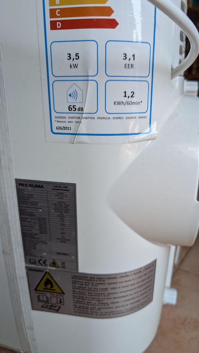 Aire acondicionado portátil - Blanco