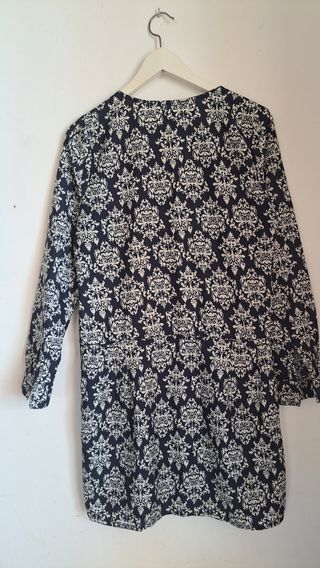 Vestido Amichi azul y blanco - Túnica