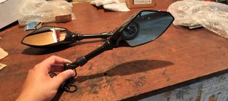 Espejos moto LED deportivos - 2 unid