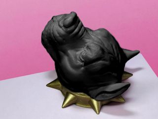 Escultura Cabeza Pitbull