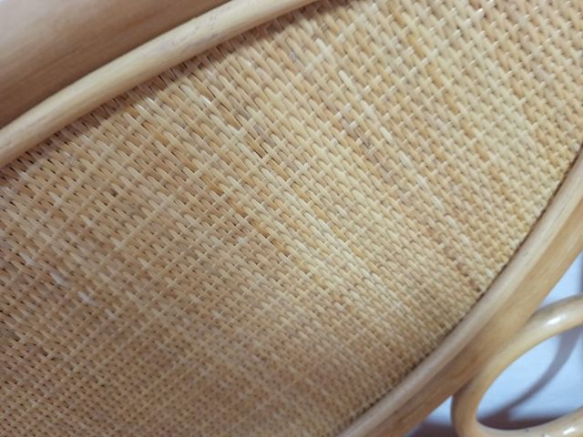 Cabecero mimbre vintage