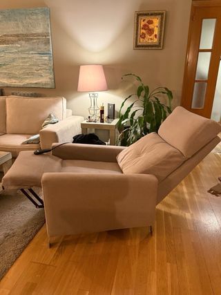 Sillón eléctrico gris