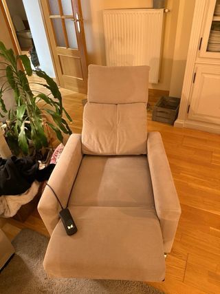 Sillón eléctrico gris
