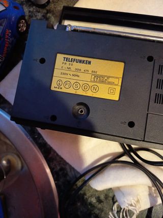 Radio Telefunken Portátil