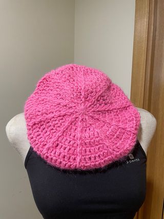 Boinas de lana - rosa y roja