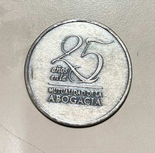 Medalla Mutualidad Abogacía 25 años