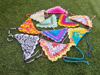 Bandanas crochet multicolor