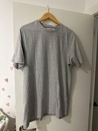 Camiseta Pull&Bear gris - Talla L