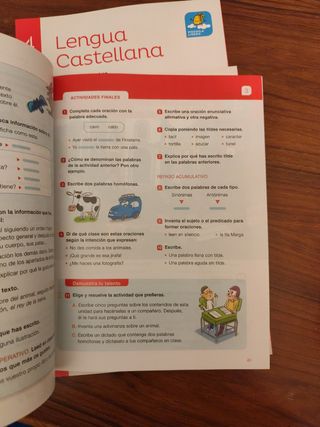 LENGUA 4 PRIMARIA SABER HACER Mochila ligera