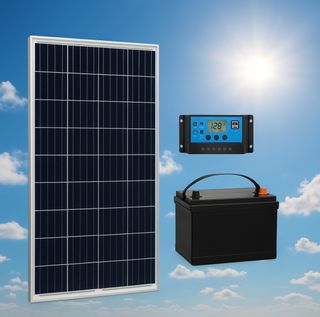 Kit Solar 12V: Panel, Regulador y Batería