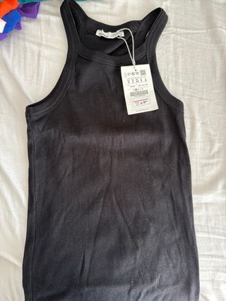 Top negro Pull&Bear - Talla S