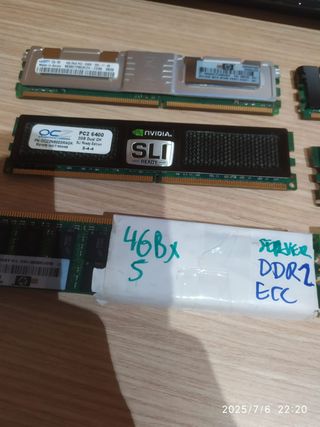 Memorias ram SOBREMESA nueva y vintage