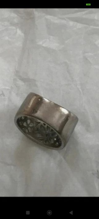 Anillo plata - Estilo floral
