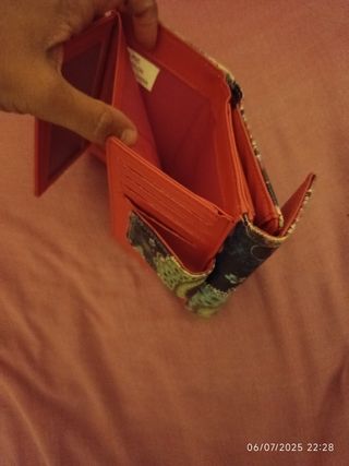 Billetera multicolor - Roja