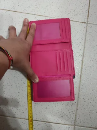 Billetera multicolor - Roja