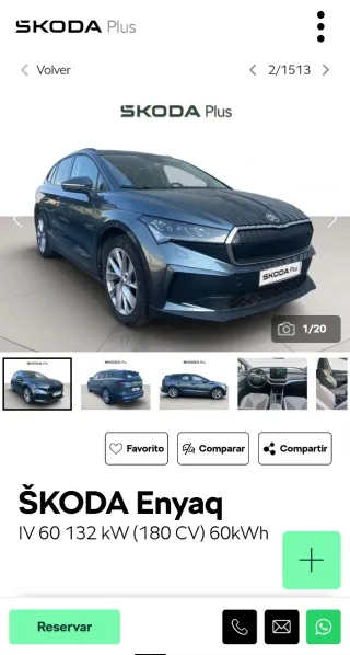 Skoda Enyaq iV con opción de compra flexible