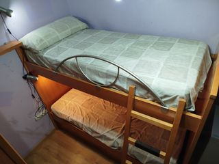 Literas madera y metal