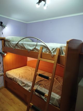 Literas madera y metal