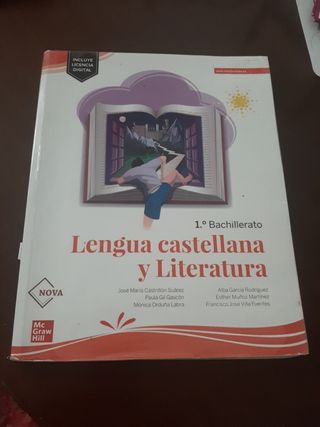 Lengua castellana y Literatura 1.º Bachillerato...