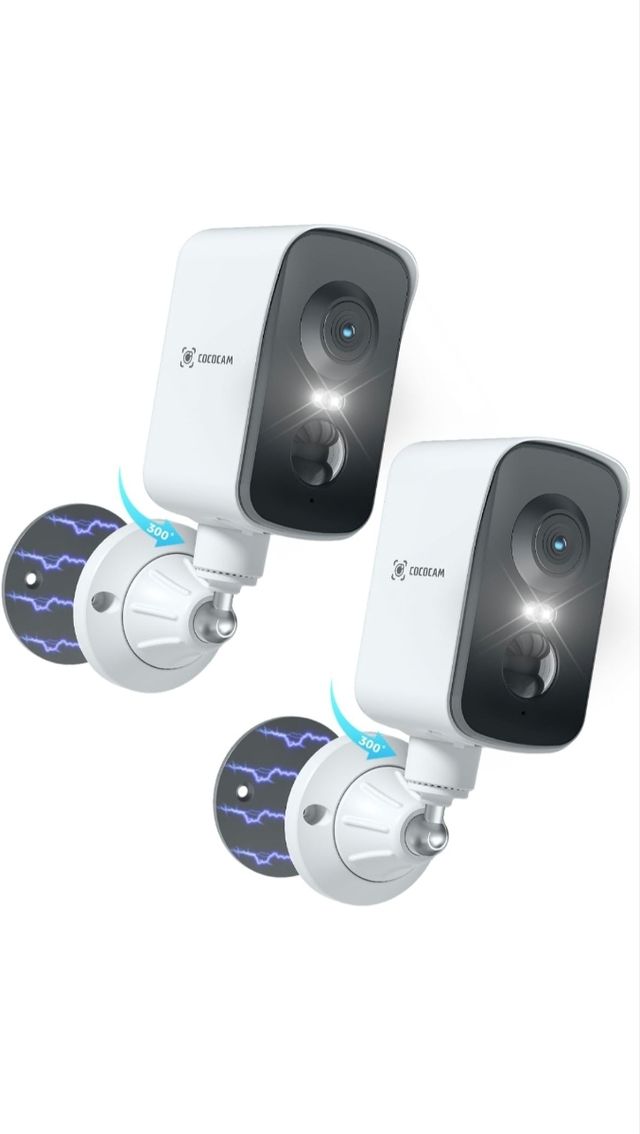 2 Cámaras COCOCAM vigilancia