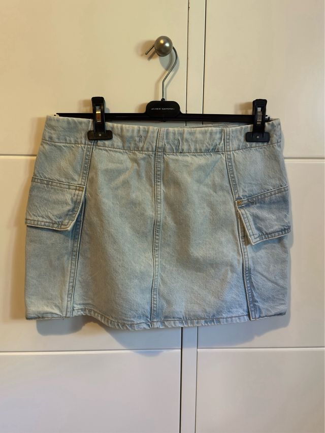 Mini Falda Vaquera Zara M