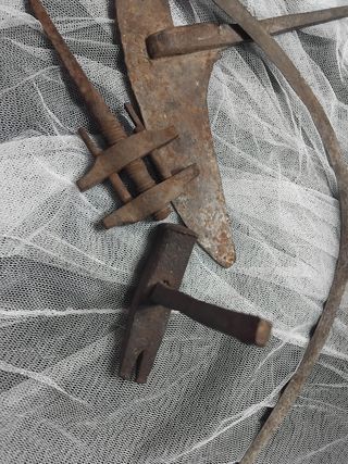 Herramientas antiguas de labranza 4 piezas .