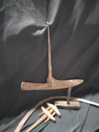 Herramientas antiguas de labranza 4 piezas .